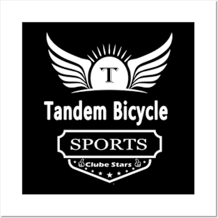 The Sport Tandem Bicycle Posters and Art